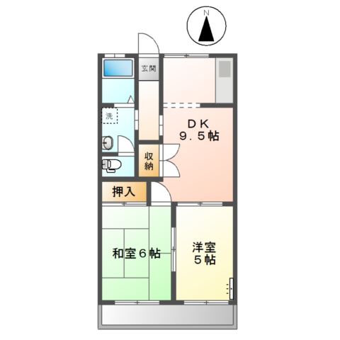 ハイツリバティⅠ 間取り