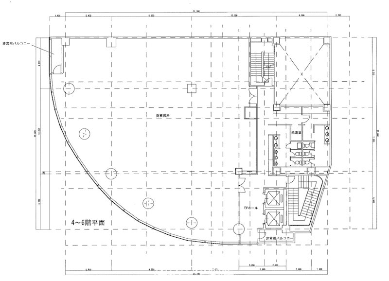 出雲殿互助会鍜冶町ビル 間取り