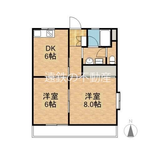 リバーＫ＆Ｔ　Ⅰ 301号室 間取り