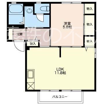 メゾン ジュネス B201号室 間取り