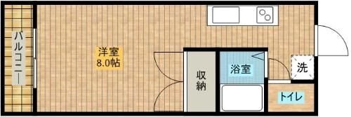エバーグリーン壱番館 0127号室 間取り
