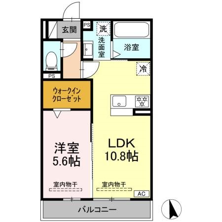 シリウス 302号室 間取り