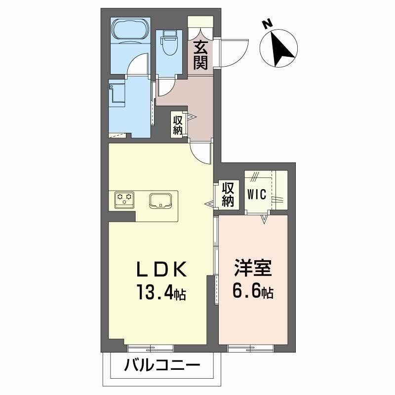 Kalmark海老塚 303号室 間取り