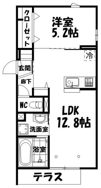Ｄ－Ｈｉｌｌｓ半田町 103号室 間取り