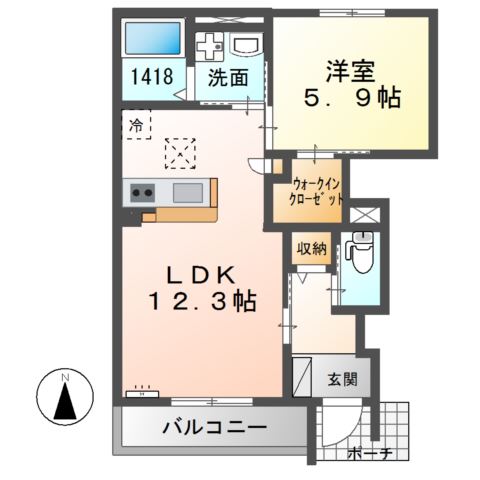 梵（そよぎ） 間取り