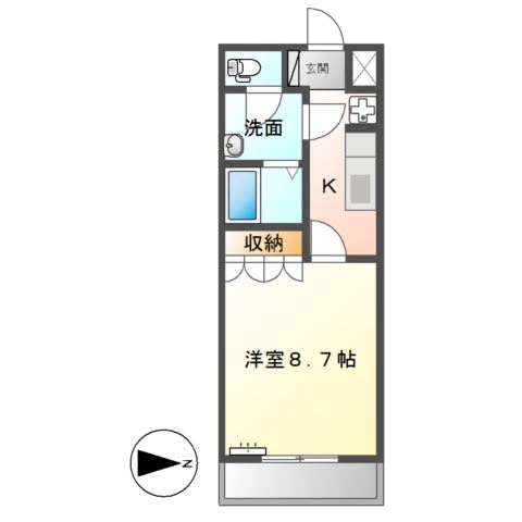 ＯＮＥ　ＰＩＥＣＥ（ワンピース） 間取り