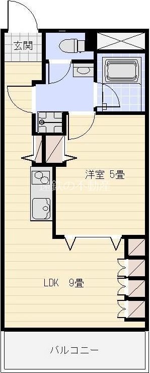 アルコⅤ 707号室 間取り