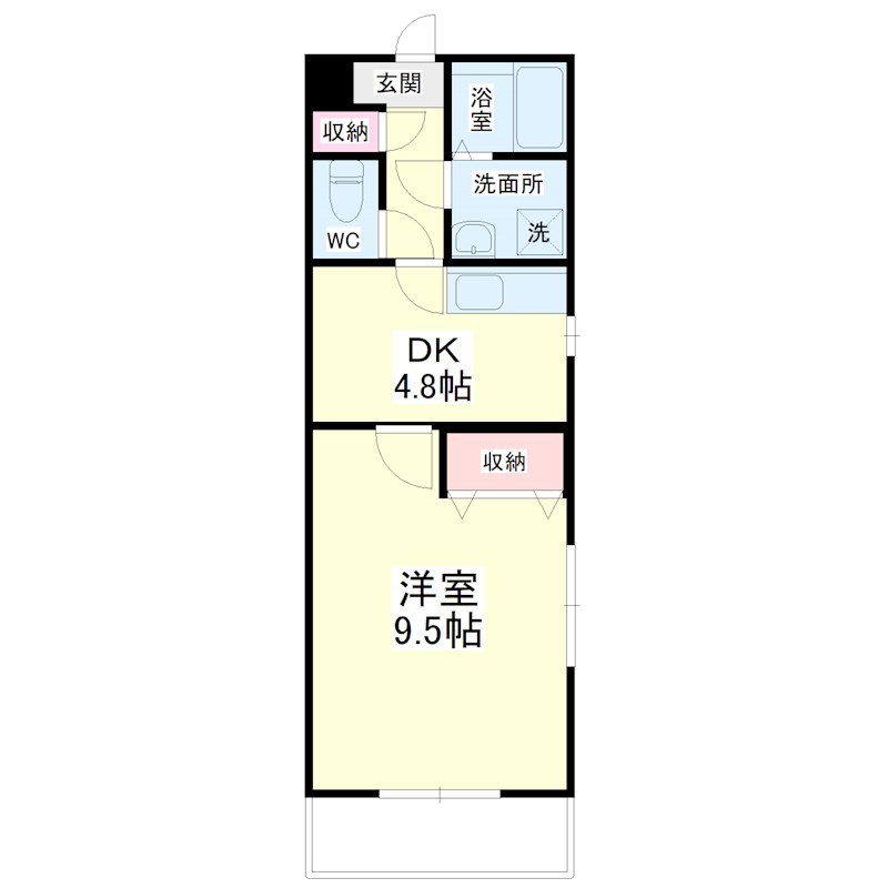 SunRise三番館(サンライズサンバンカン) 101号室 間取り