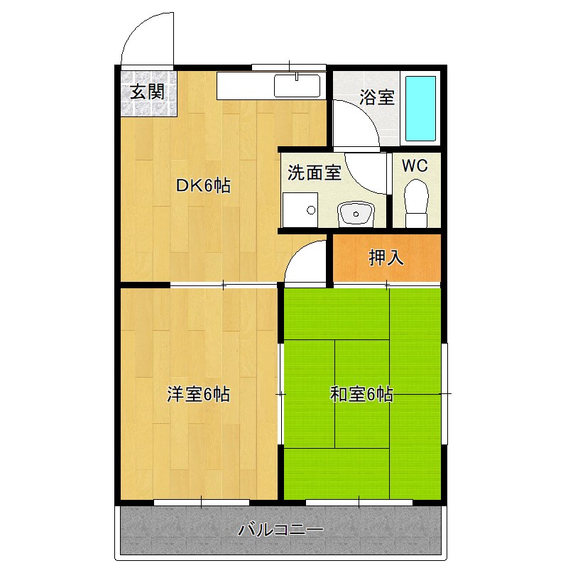 メゾンフジタ 301号室 間取り