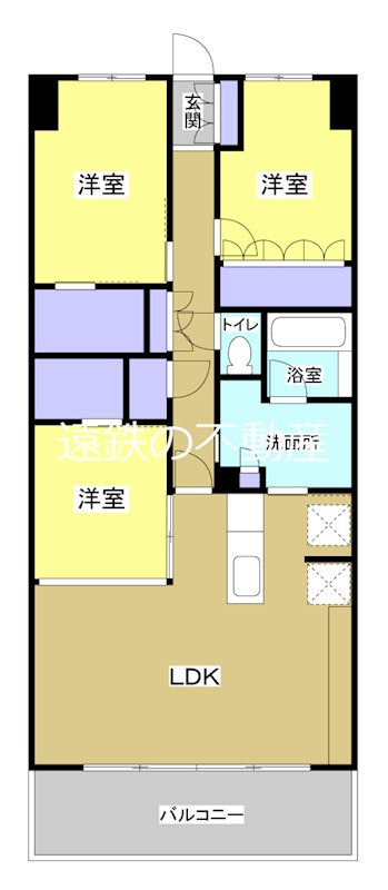 ブランシエラ浜松 403号室 間取り