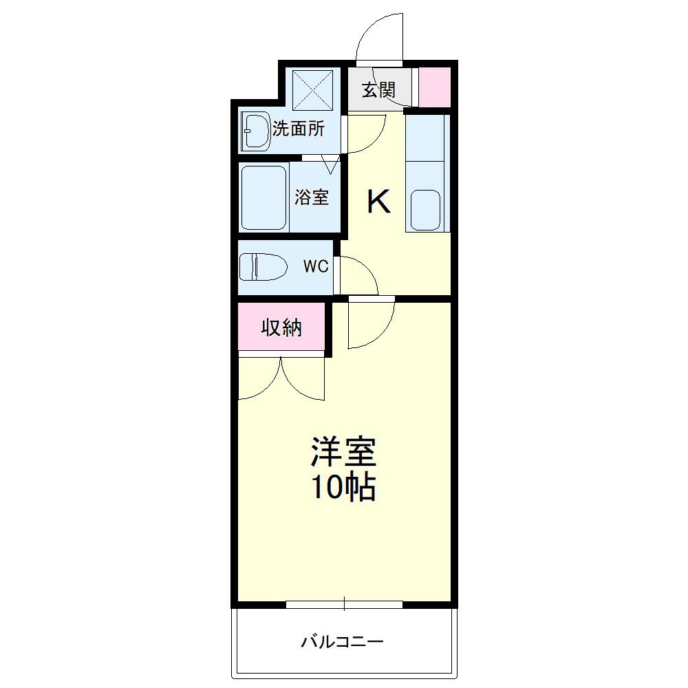 アセンブル 203号室 間取り
