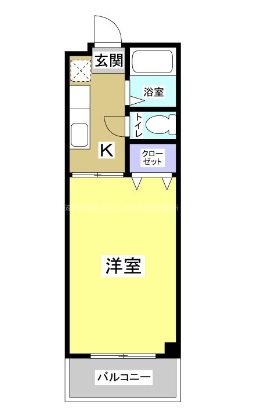 シティ・アベニュー 206号室 間取り
