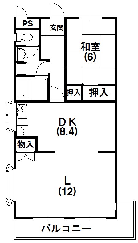第2マーブルハイツ 501号室 間取り
