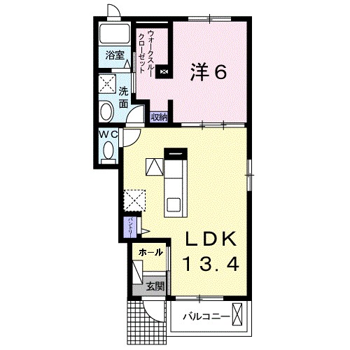 アミーゴ・Ｓ 106号室 間取り