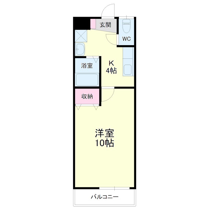 フォレスト有玉台 3-B号室 間取り