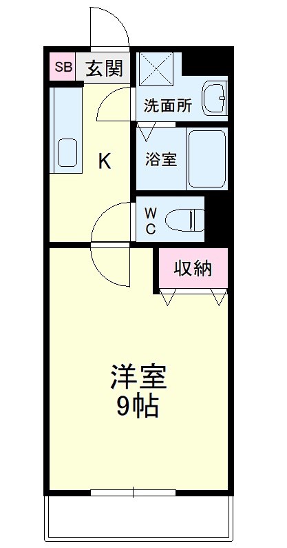 ベル・ブライト 103号室 間取り