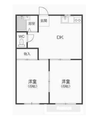 フォーブルルネサンスⅡ 107号室 間取り