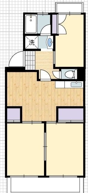 メゾンコスモス 301号室 間取り