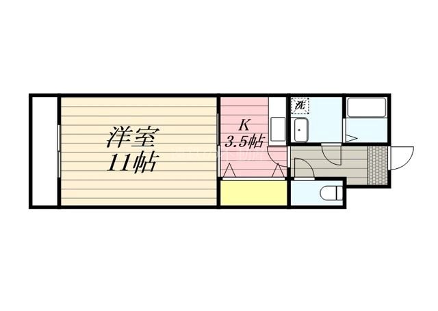 リアライズ掛川Ⅲ 106号室 間取り