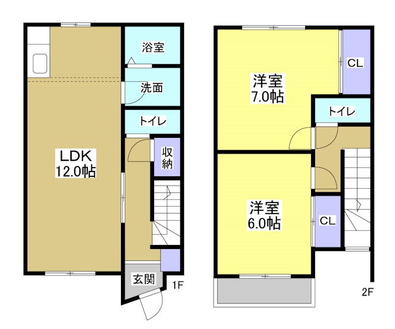 ツインズ 101号室 間取り