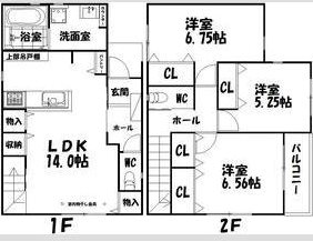 LA　charite 間取り