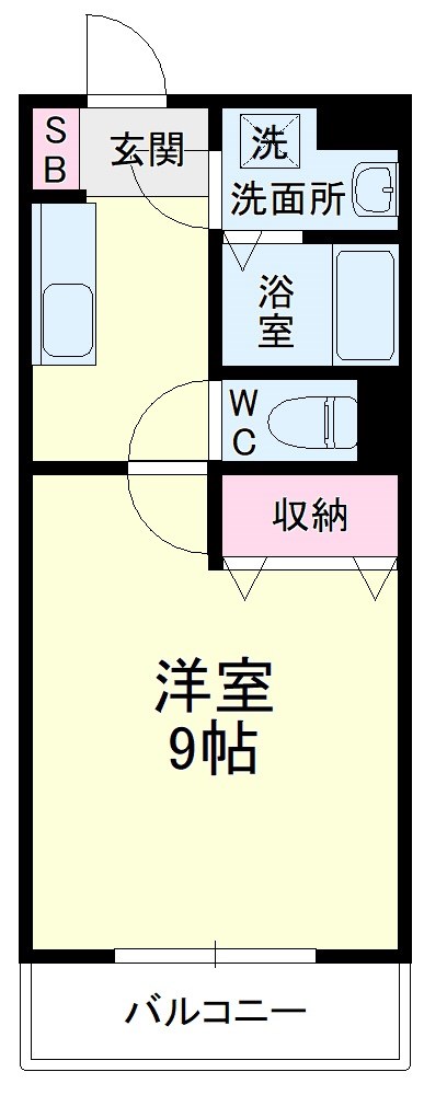 GRANDIR（グランディア） 208号室 間取り