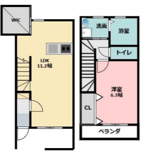 ピアット D号室 間取り