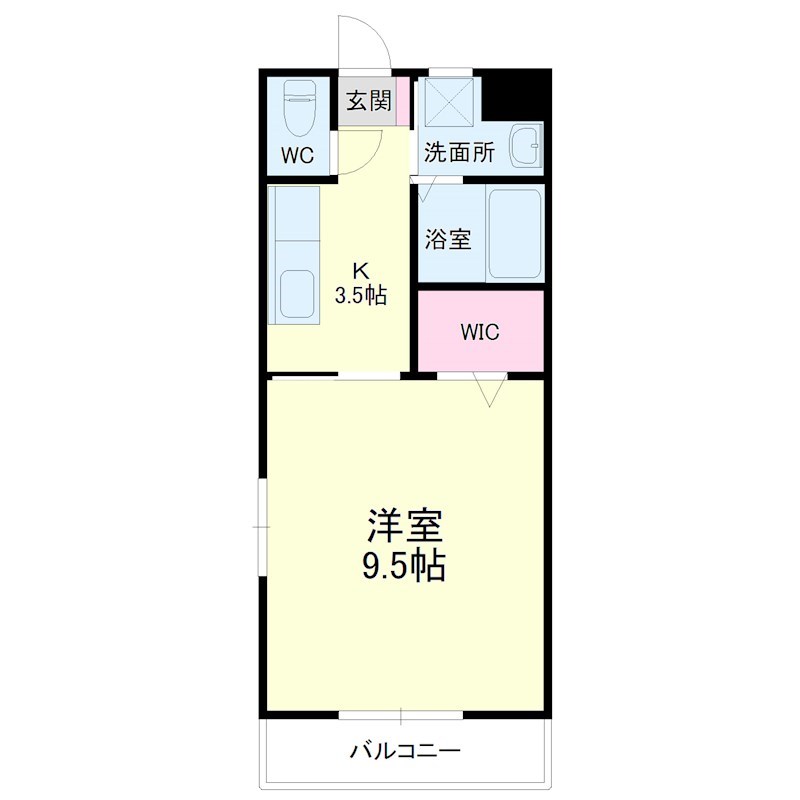 センチュリー2 303号室 間取り