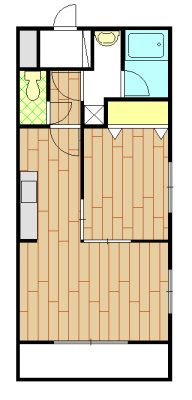 メゾンあさな 203号室 間取り