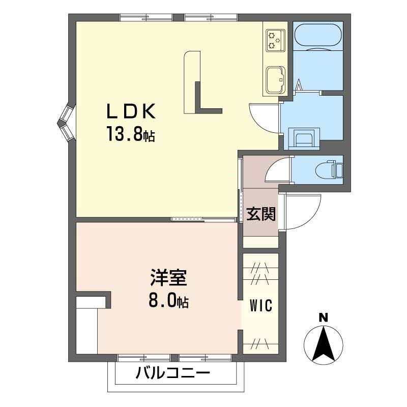 フレグランスふぁみーゆ 205号室 間取り