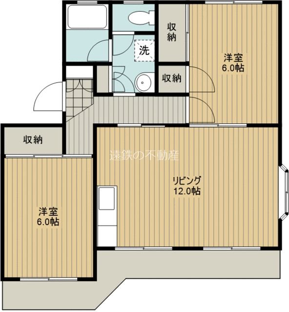 第3田畑ハイツ 201号室 間取り