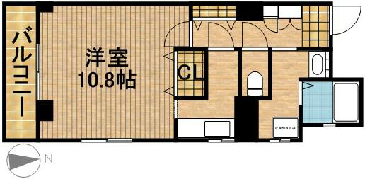 ゆず板屋 201号室 間取り