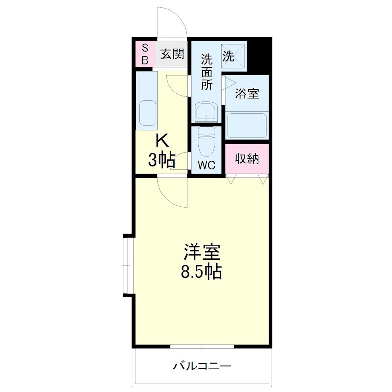 GRANDIR（グランディア） 311号室 間取り