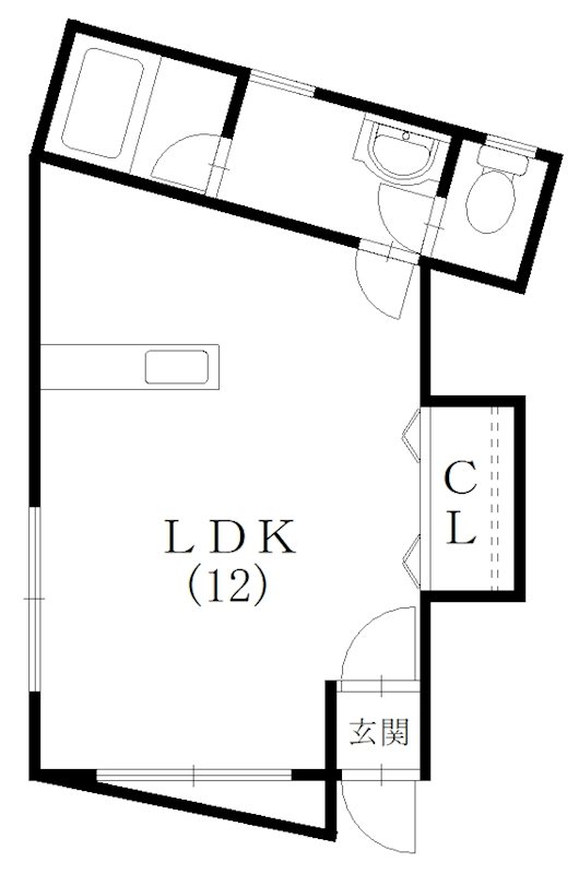 ル・ブルー半田山 101号室 間取り
