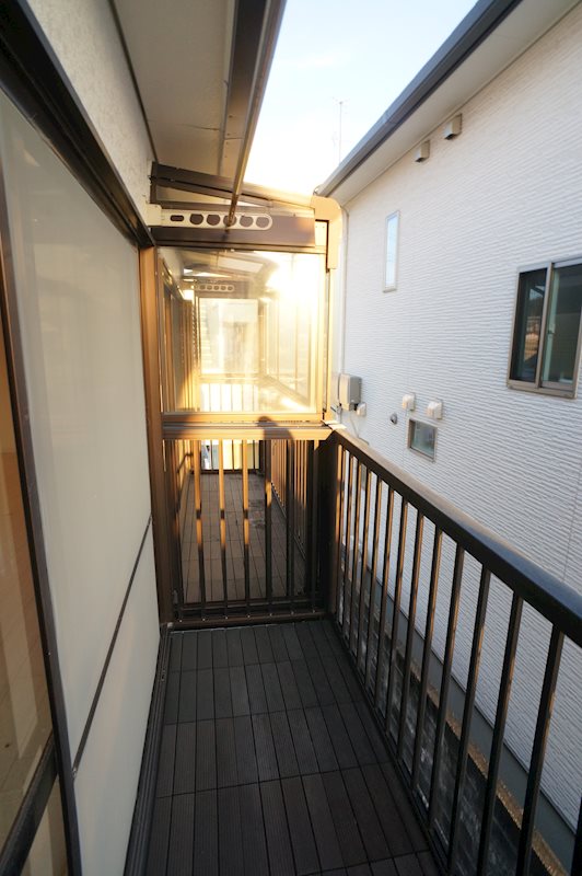 シティハイムシンガイ ベランダ