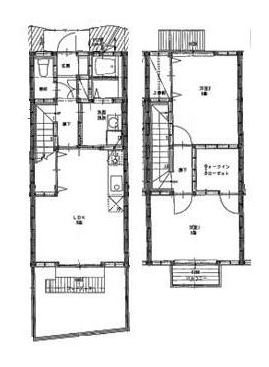 テラスハウス腹福 2号室 間取り