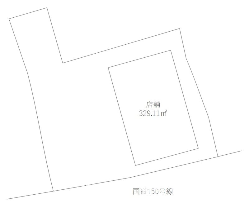 福田1336-1貸店舗 間取り