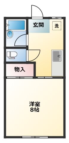 ロイヤルマンション植松 203号室 間取り