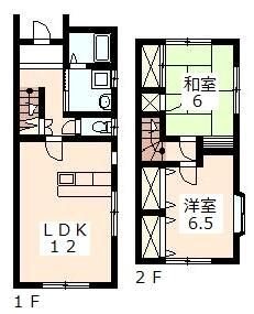 テラスカルム A-1号室 間取り