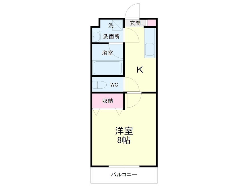 ソフィー 303号室 間取り