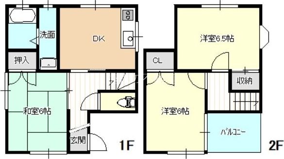 油井様貸家 間取り