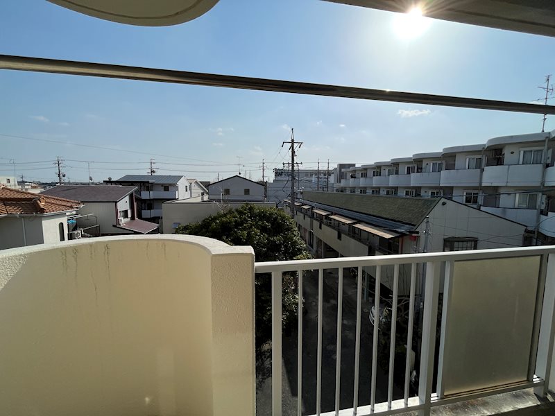カレッジハイツⅠ ベランダ
