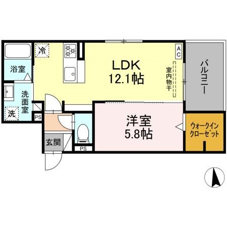 ニューヴィレッジⅡ 間取り図