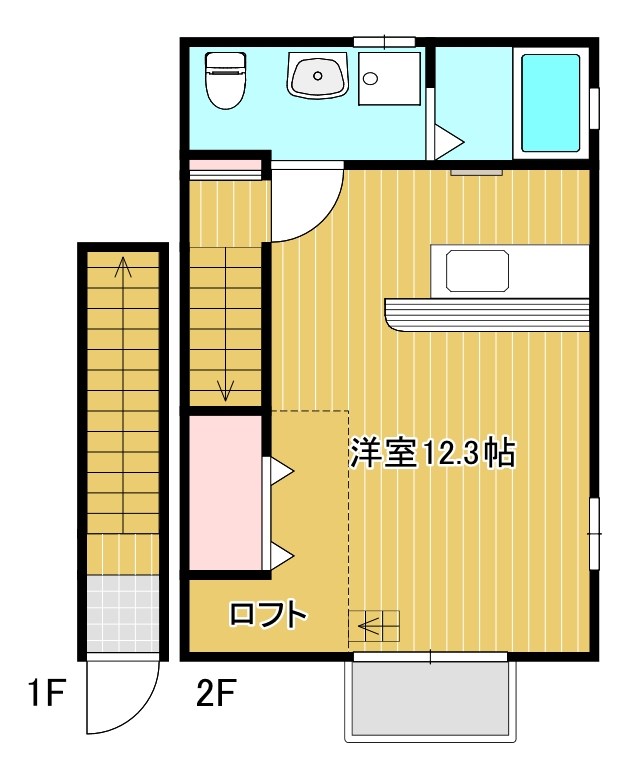 M.stage　AOINISI（エムステージアオイニシ） 202号室 間取り