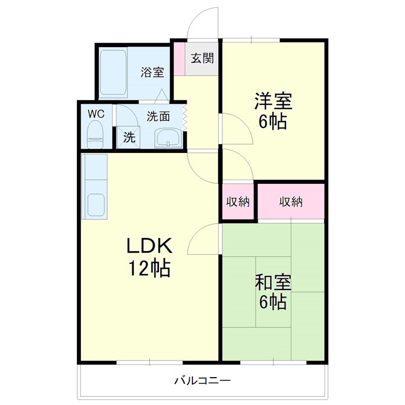 ドミール・レイ 101号室 間取り