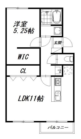 コーポ伊藤 202号室 間取り