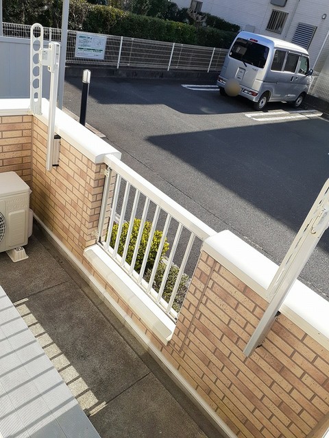 アプリコット ベランダ