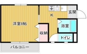 ビアンヌール鹿谷 302号室 間取り