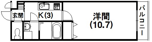 スマートピア布橋 306号室 間取り