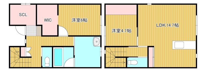 Chasse Court（シャッセ コート） A号室 間取り